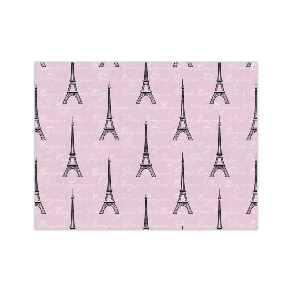 Custom Paris Bonjour and Eiffel Tower Tissue Paper Sheets - Medium - Lightweight