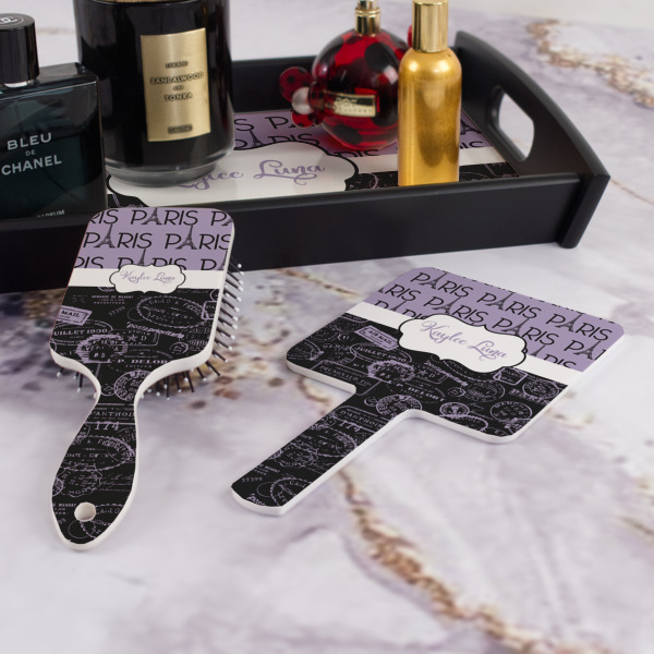 Custom Design - Hair Brush and Hand Mirror - Bathroom Scene