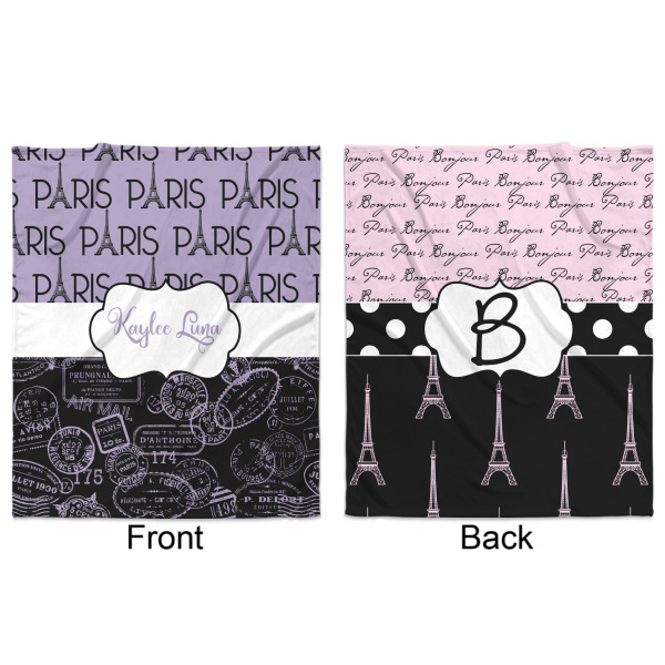 Custom Design - Minky Blanket - 50"x60" - Double Sided - Front & Back