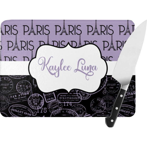 Custom Design Your Own Rectangular Glass Cutting Board