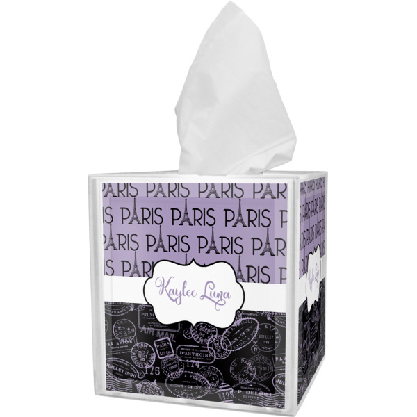 Custom Design - Tissue Box Cover - Angled View