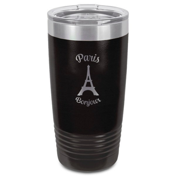 Custom Design - Black Polar Camel Tumbler - 20oz - Front