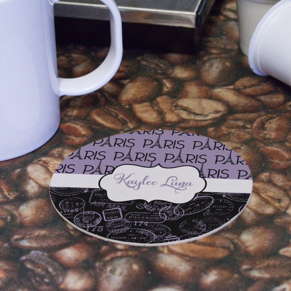 Custom Design - Round Paper Coaster - Front