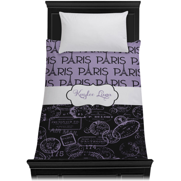 Custom Design - Duvet Cover - Twin XL - On Bed - No Prop