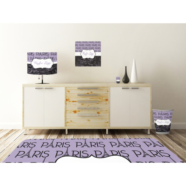 Custom Design - Square Wall Decal Wooden Desk