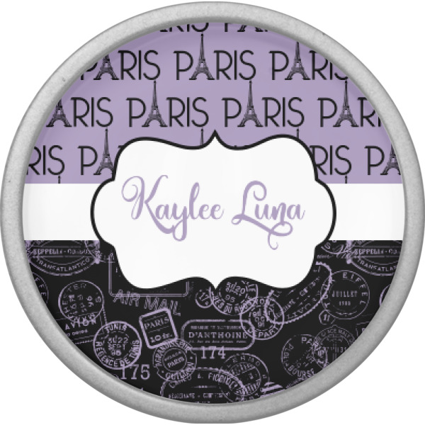 Custom Design - Cabinet Knob - Nickel - Front