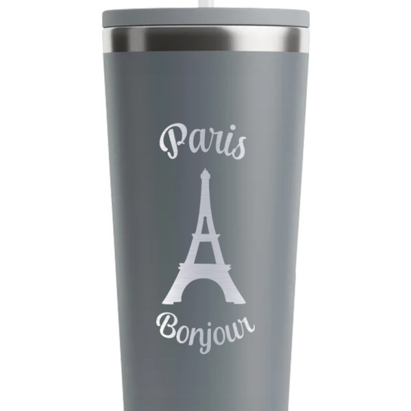 Custom Design - Grey RTIC Everyday Tumbler - 28 oz. - Close Up
