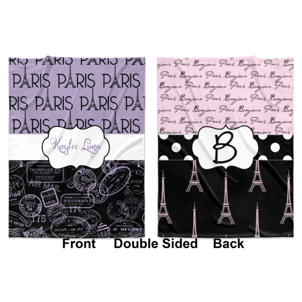 Custom Design - Baby Blanket (Double Sided - Printed Front and Back)