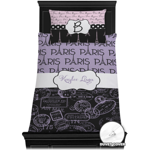 Custom Design - Bedding Set - Twin - Duvet - On Bed