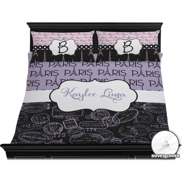 Custom Design - Bedding Set - King - Duvet - On Bed