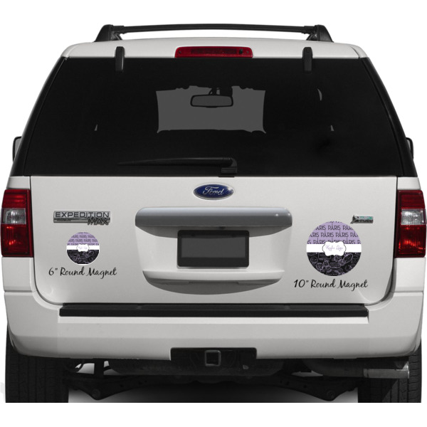 Custom Design - Personalized Car Magnets on Ford Explorer