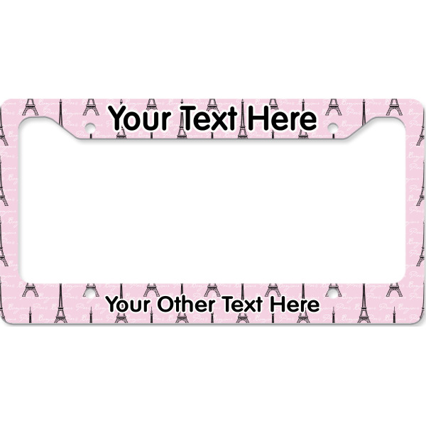 Custom Design - License Plate Frame - Style B