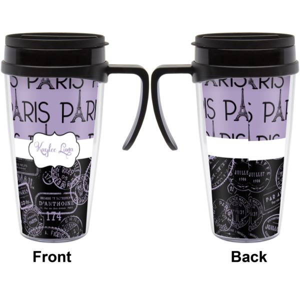 Custom Design - Travel Mug with Black Handle - Approval