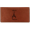 Paris Bonjour and Eiffel Tower Leatherette Checkbook Holder (Personalized)