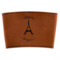 Paris Bonjour and Eiffel Tower Leatherette Cup Sleeve (Personalized)