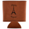 Paris Bonjour and Eiffel Tower Leatherette Can Sleeve (Personalized)