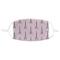 Paris Bonjour and Eiffel Tower Adult Cloth Face Mask