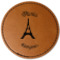 Design Your Own Faux Leather Iron On Patch - Round