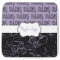 Paris Bonjour and Eiffel Tower Memory Foam Bath Mat - 48"x48" (Personalized)