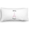 Paris Bonjour and Eiffel Tower Pillow Case - King - Graphic (Personalized)