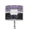 Paris Bonjour and Eiffel Tower 8" Drum Lamp Shade - Fabric (Personalized)