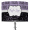 Paris Bonjour and Eiffel Tower 16" Drum Lamp Shade - Fabric (Personalized)