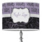 Paris Bonjour and Eiffel Tower Drum Lamp Shade (Personalized)
