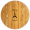 Paris Bonjour and Eiffel Tower Bamboo Cutting Board (Personalized)
