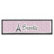 Paris Bonjour and Eiffel Tower Bar Mat (Personalized)
