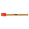 Paris Bonjour and Eiffel Tower Silicone Brush - Red (Personalized)
