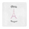 Paris Bonjour and Eiffel Tower Decorative Paper Napkins (Personalized)