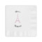 Paris Bonjour and Eiffel Tower Coined Cocktail Napkins (Personalized)