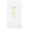 Paris Bonjour and Eiffel Tower Guest Napkins - Foil Stamped (Personalized)