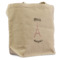 Paris Bonjour and Eiffel Tower Reusable Cotton Grocery Bag (Personalized)