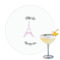 Paris Bonjour and Eiffel Tower Printed Drink Topper (Personalized)