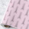 Paris Bonjour and Eiffel Tower Wrapping Paper Roll - Large - Matte