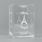 Paris Bonjour and Eiffel Tower Acrylic Pen Holder (Personalized)