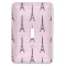 Paris Bonjour and Eiffel Tower Light Switch Cover