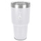 Paris Bonjour and Eiffel Tower 30 oz Stainless Steel Tumbler - White - Single-Sided (Personalized)