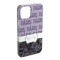 Paris Bonjour and Eiffel Tower iPhone Case - Plastic (Personalized)