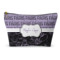 Paris Bonjour and Eiffel Tower Makeup Bag (Personalized)