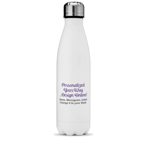 Custom Design Your Own Water Bottle - 17 oz - Stainless Steel - Full Color Printing