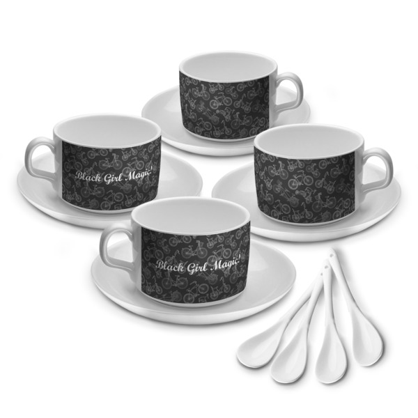 Custom Design - Tea Cup - Set of 4