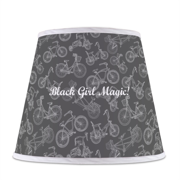 Custom Design - Poly Film Empire Lampshade - Front View