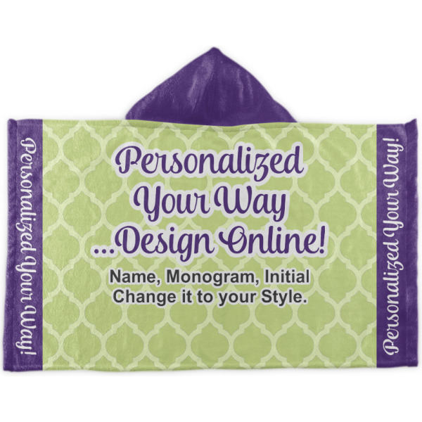 Custom Design Your Own Kids Hooded Towel