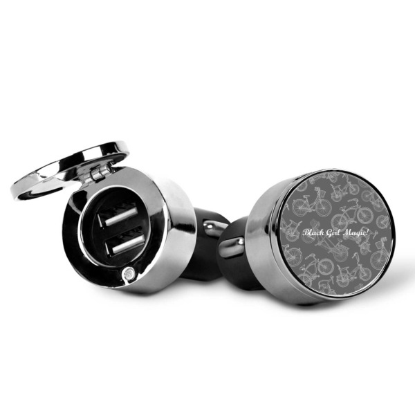 Custom Design - USB Car Charger - Open & Closed