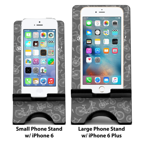 Custom Design - Compare Phone Stand Sizes - with iPhones