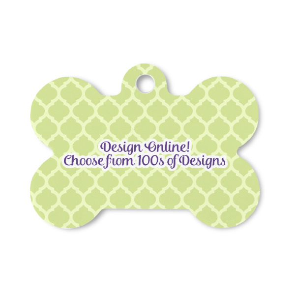 Custom Design Your Own Bone Shaped Dog ID Tag - Small