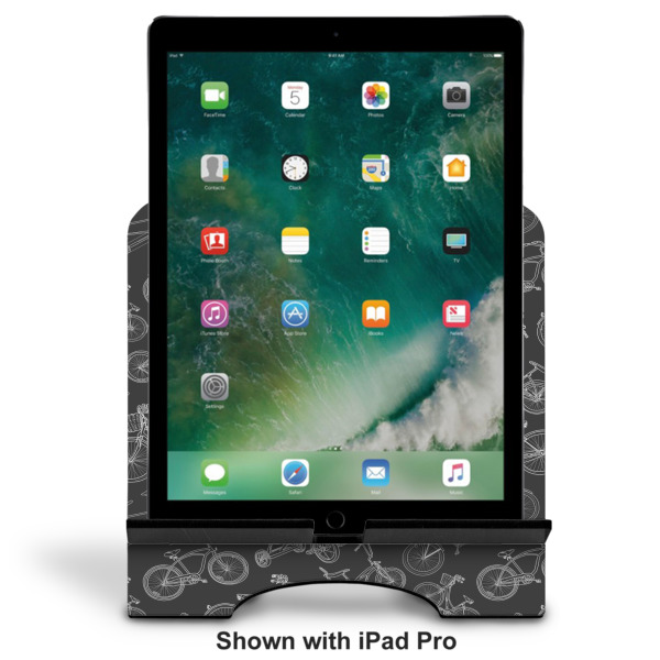 Custom Design - Stylized Tablet Stand - Front with ipad