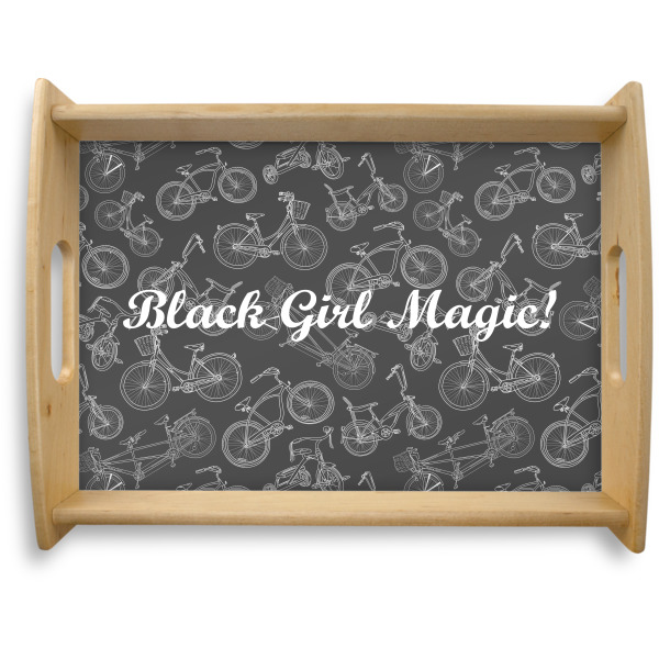 Custom Design Your Own Natural Wooden Tray - Large